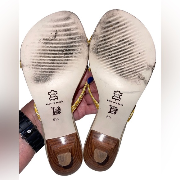 Diego Di Lucca - Felini - Yellow Snake - size 6.5 EUC - Picture 5 of 7